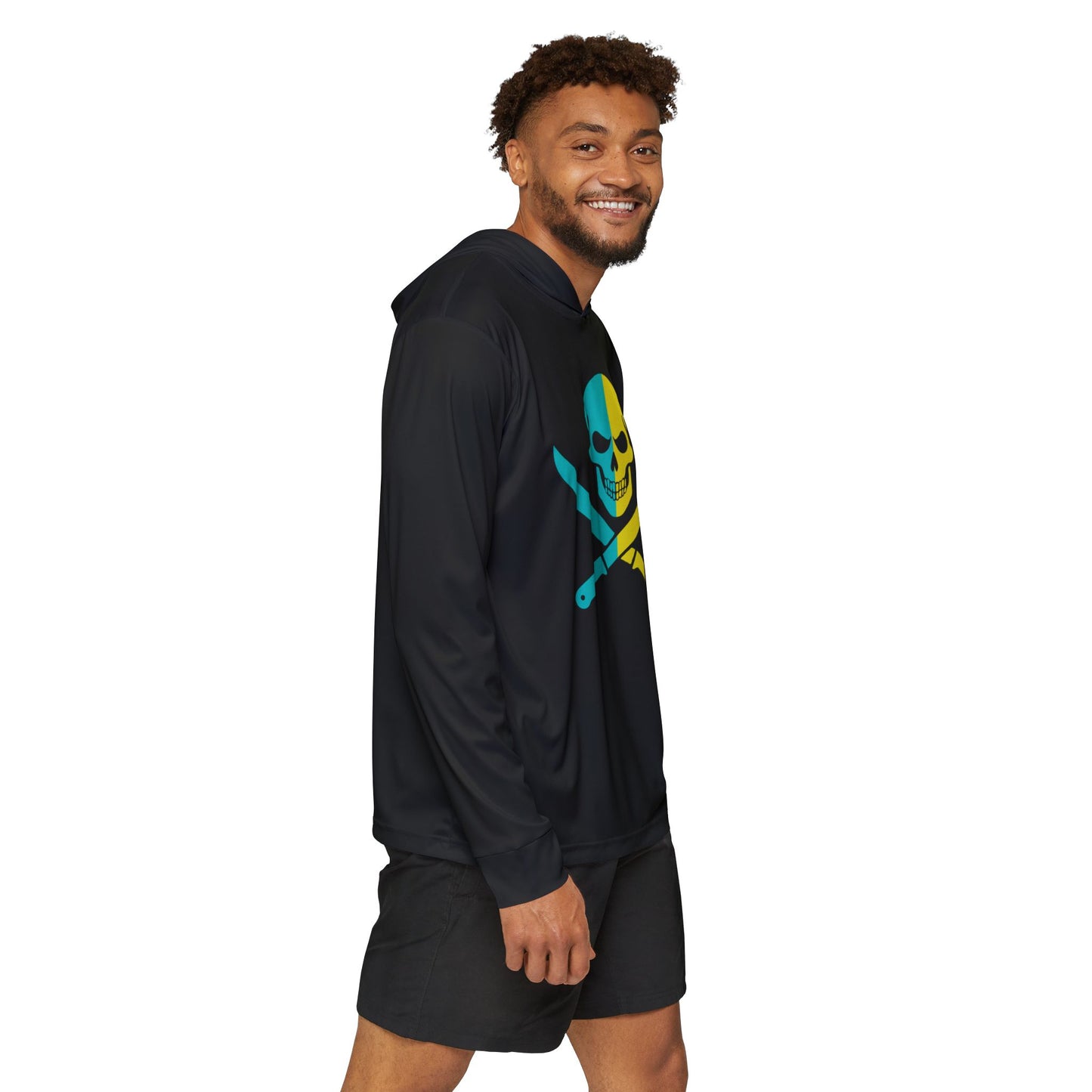 JR 2-Tone Hoodie UPF 50+ Sports Warmup Hoodie