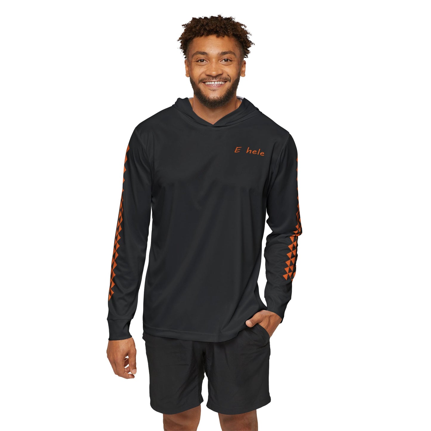 Hawaii Tribal Mask Men's Sports Warmup Hoodie