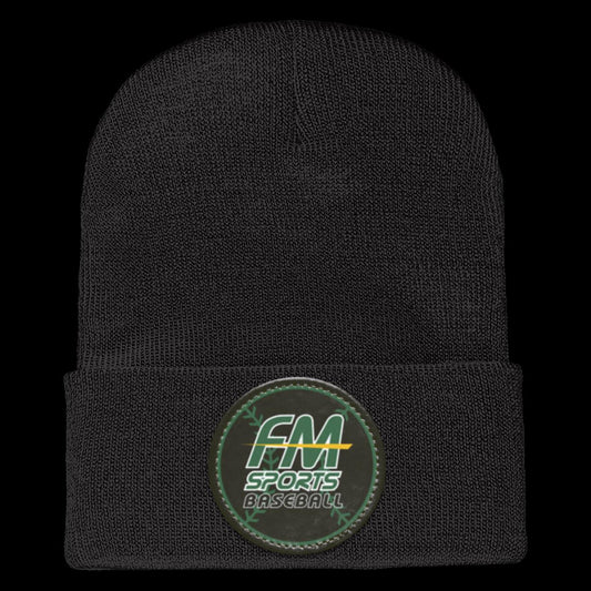 FM Sports Baseball Adult Cuffed Knit Beanie