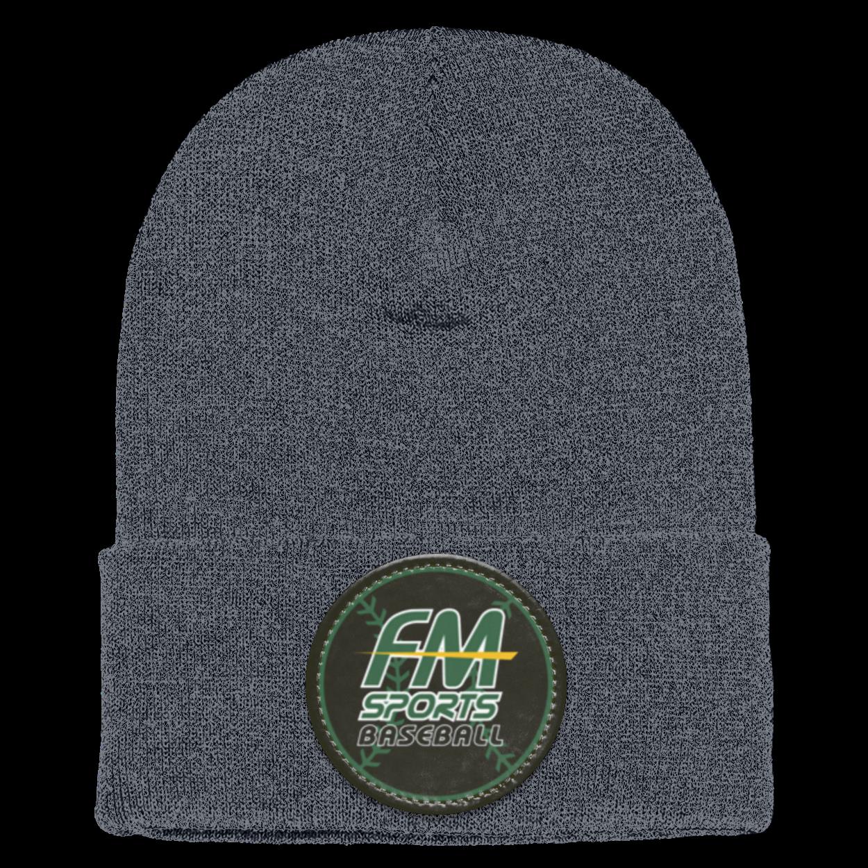 FM Sports Baseball Adult Cuffed Knit Beanie