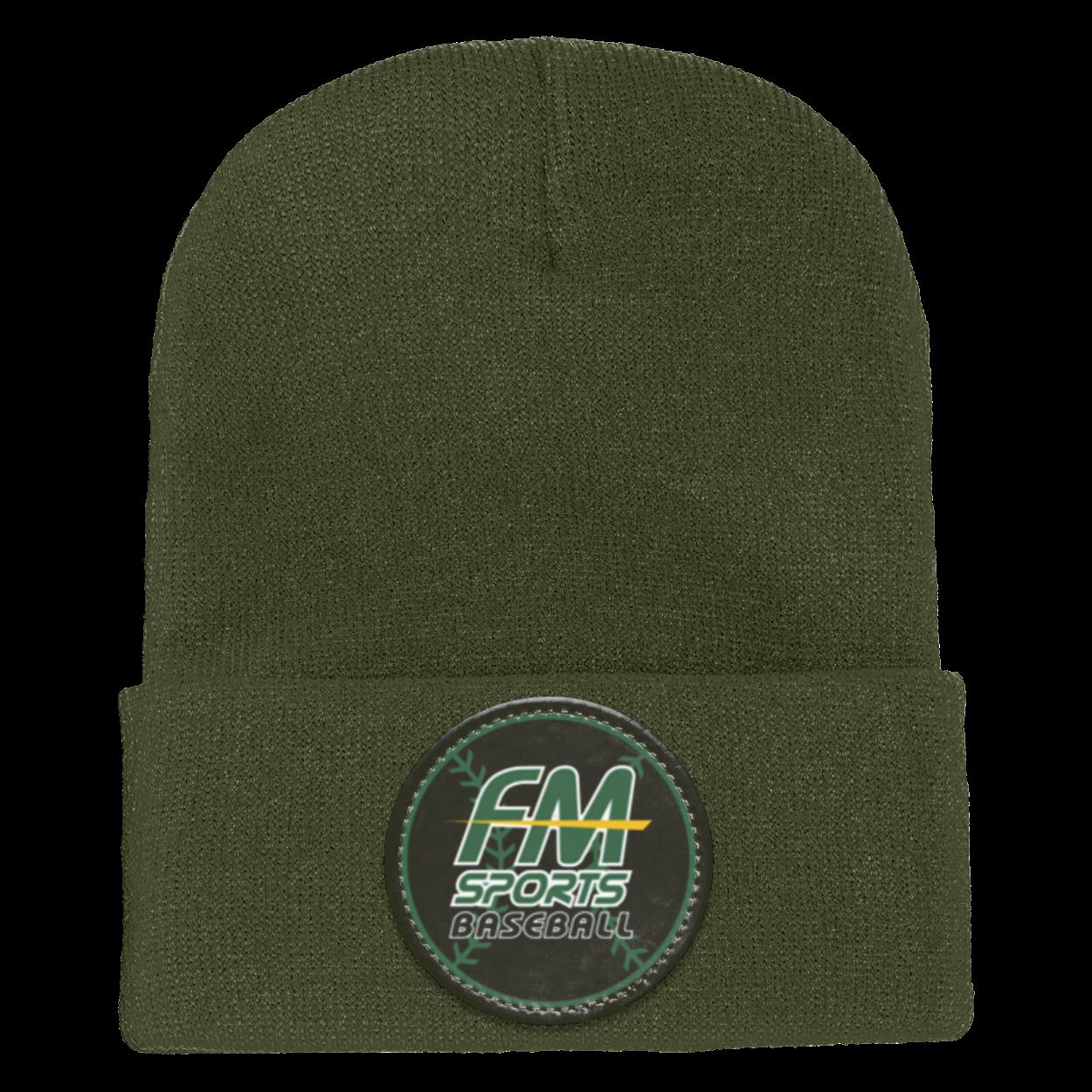 FM Sports Baseball Adult Cuffed Knit Beanie