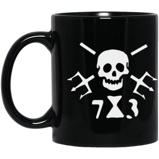 Miami Skull 73 11oz Black Mug