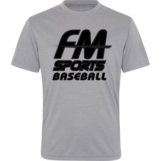 FM Sports Baseball Blackout Kids Sonic Heather Tee