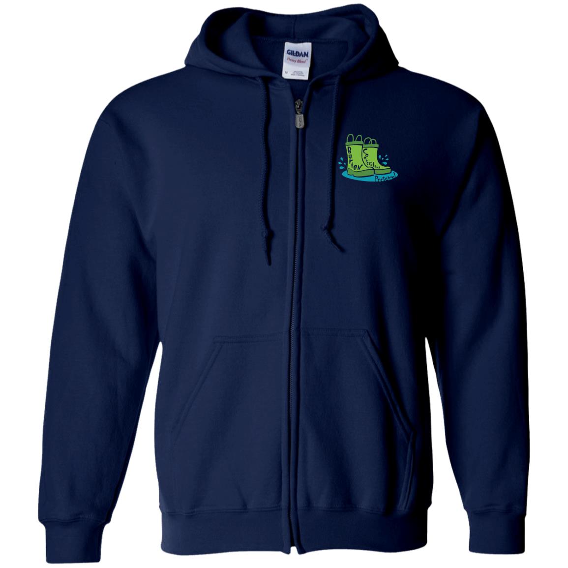 Burien Coop. Preschool Adult Zip Up Hooded Sweatshirt