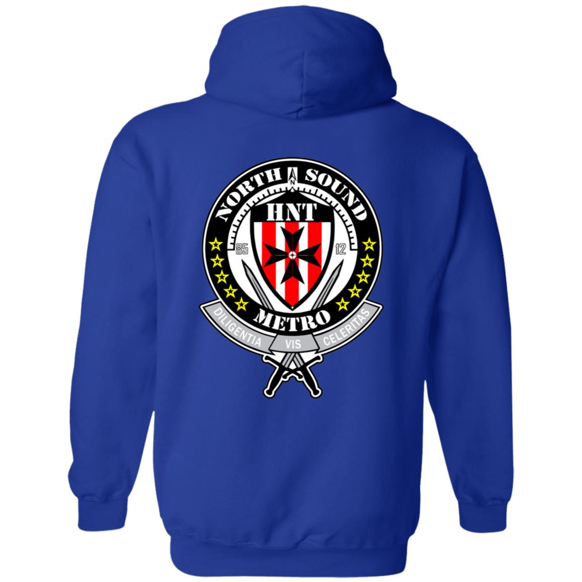 NSM HNT Front/Back Logo Pullover Hoodie