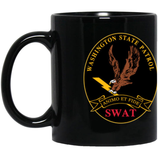 WSP Logo 11oz Black Mug