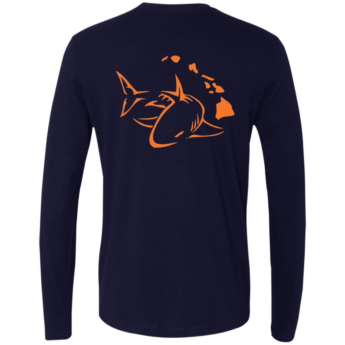 Men's Premium Long Sleeve Shark Tee