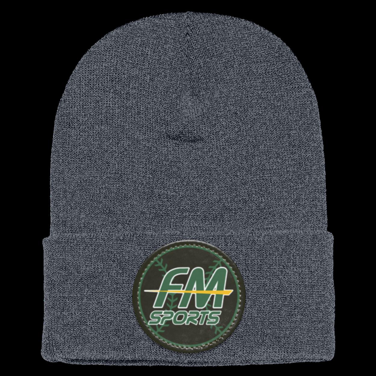 FM Sports Baseball Adult Cuffed Knit Beanie