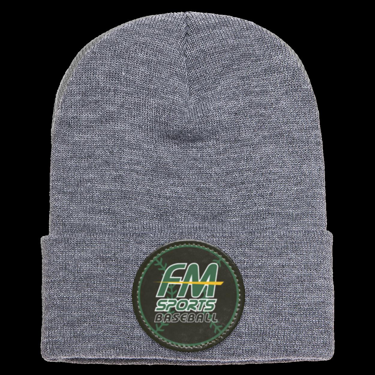 FM Sports Baseball Adult Cuffed Knit Beanie