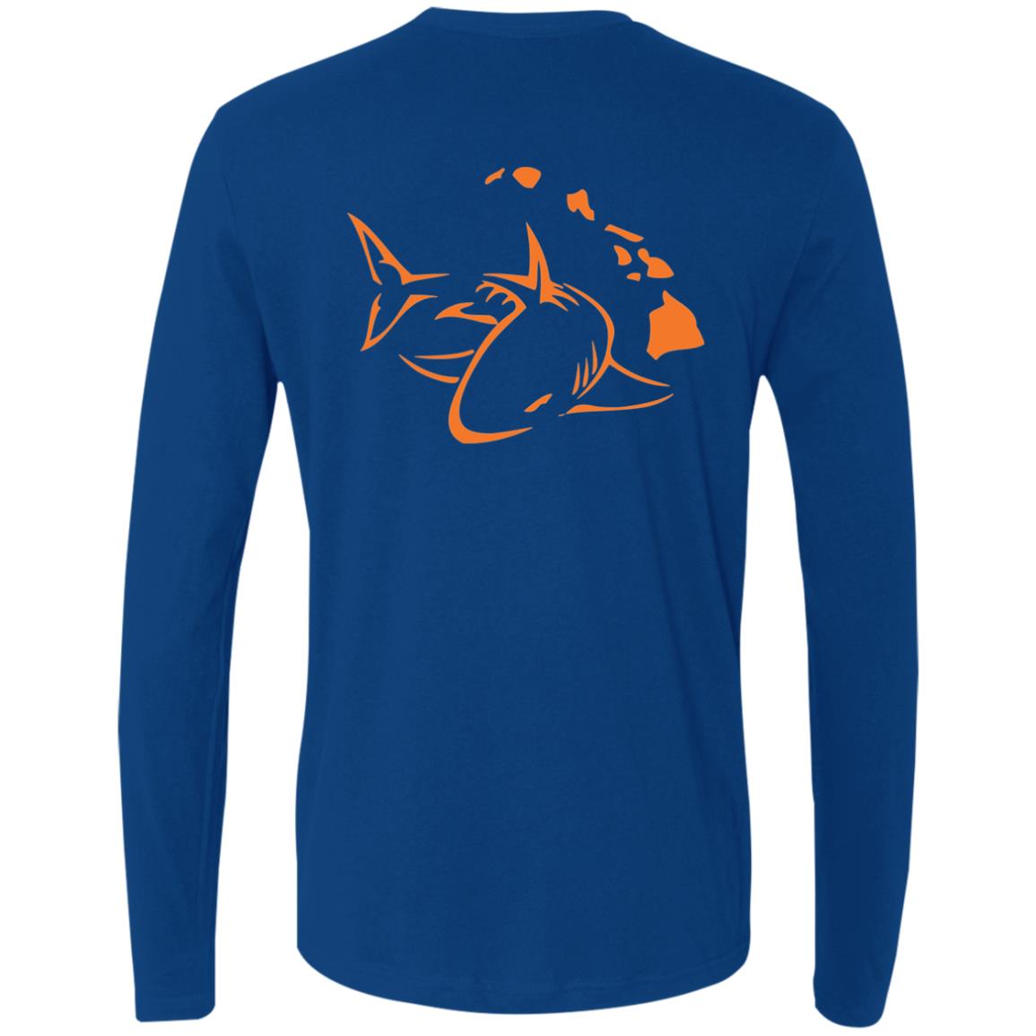 Men's Premium Long Sleeve Shark Tee