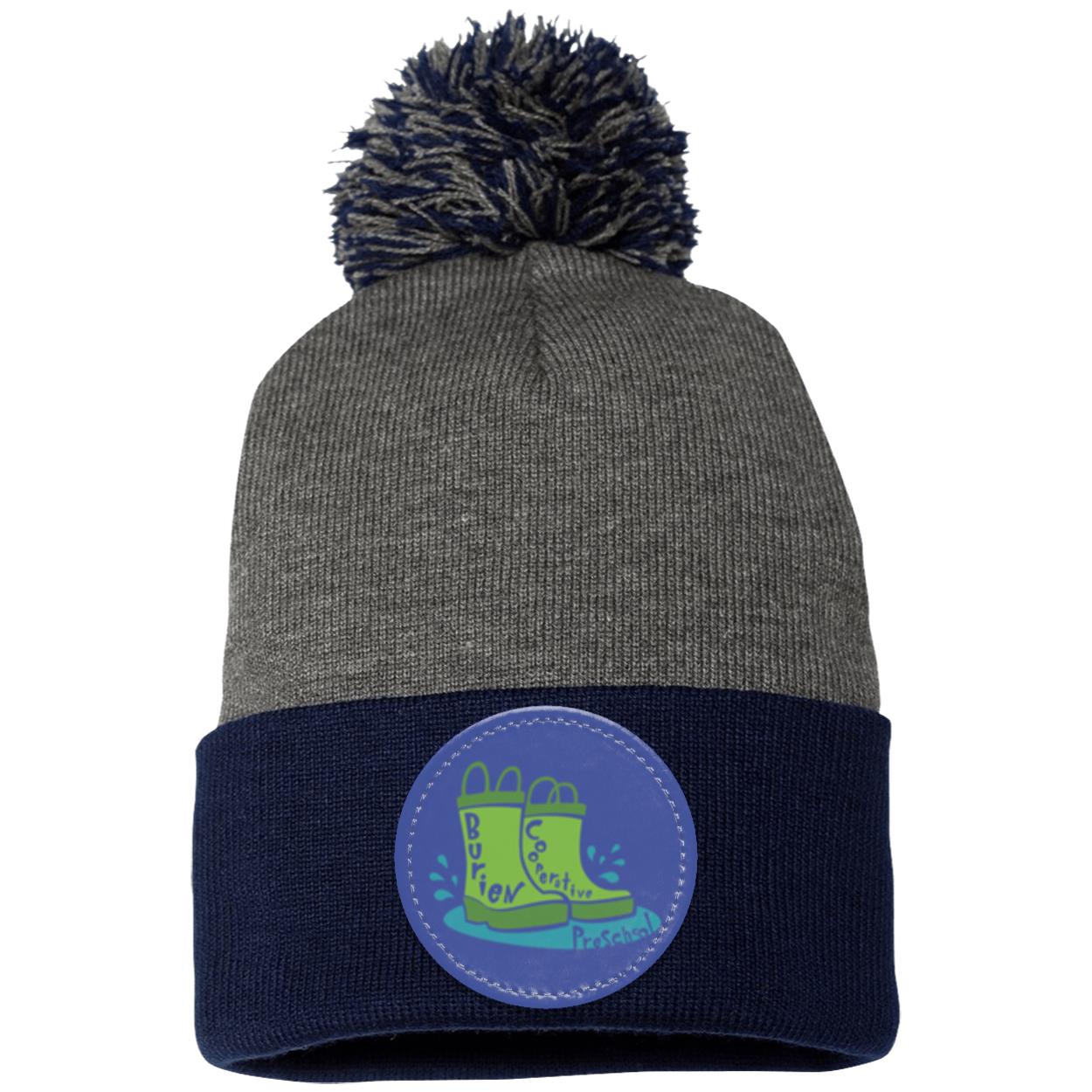 Burien Coop. Preschool Pom Pom Knit Cap - Patch