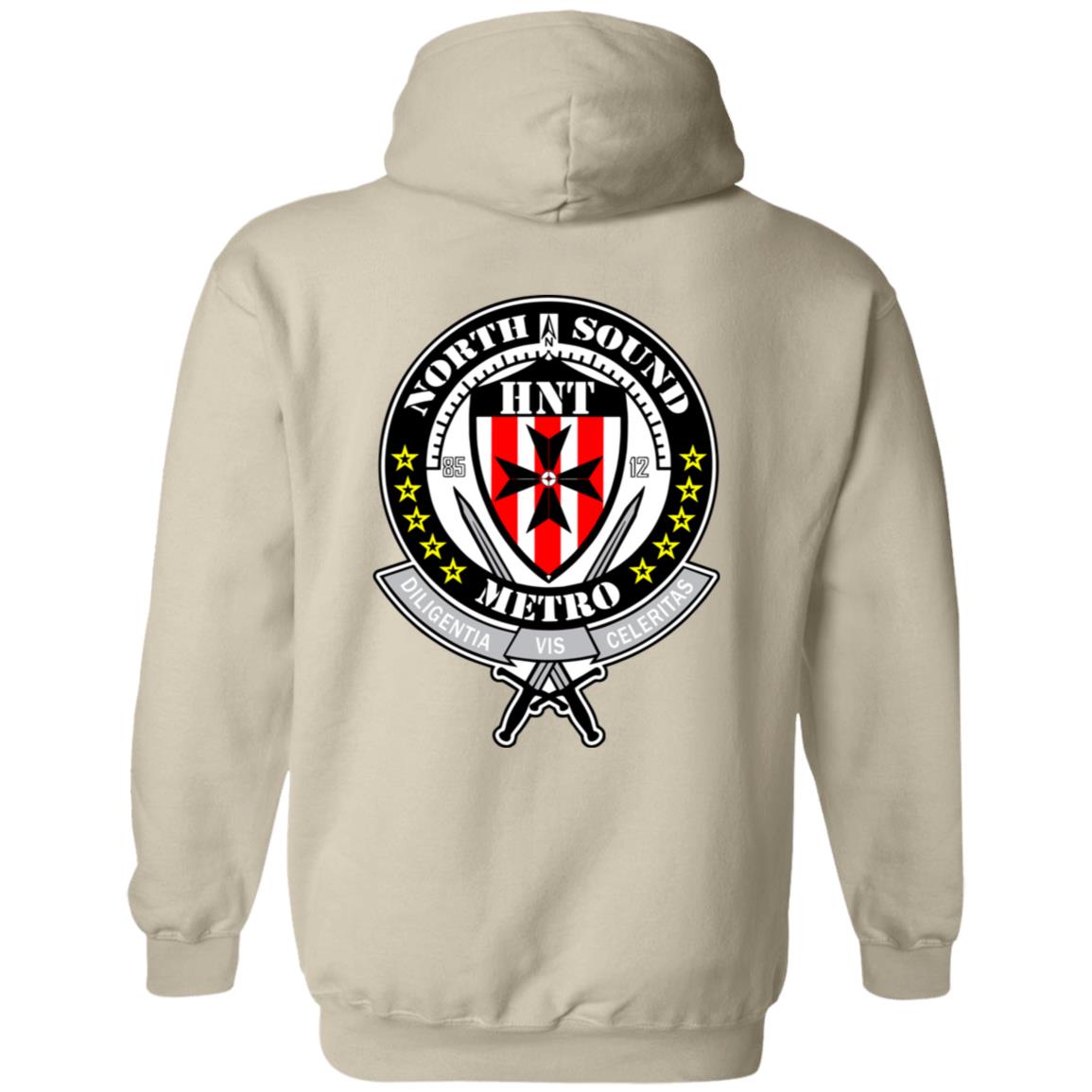NSM HNT Front/Back Logo Pullover Hoodie