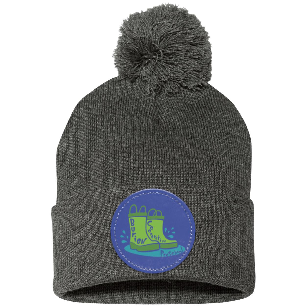 Burien Coop. Preschool Pom Pom Knit Cap - Patch
