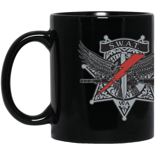 Thurston County Logo 11oz Black Mug