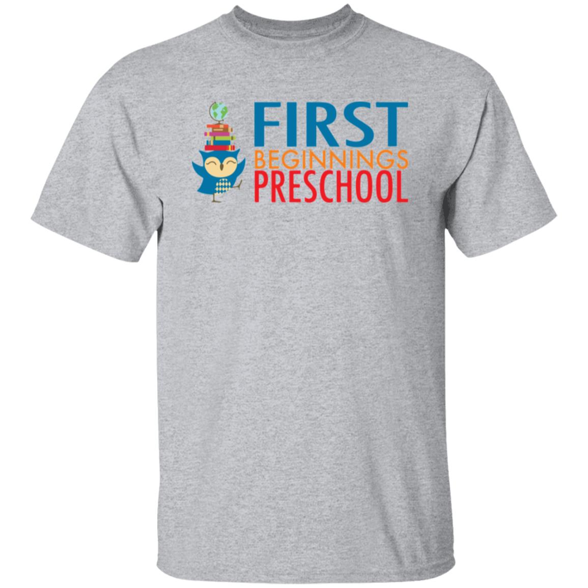 First Beginnings Preschool Adult T-Shirt