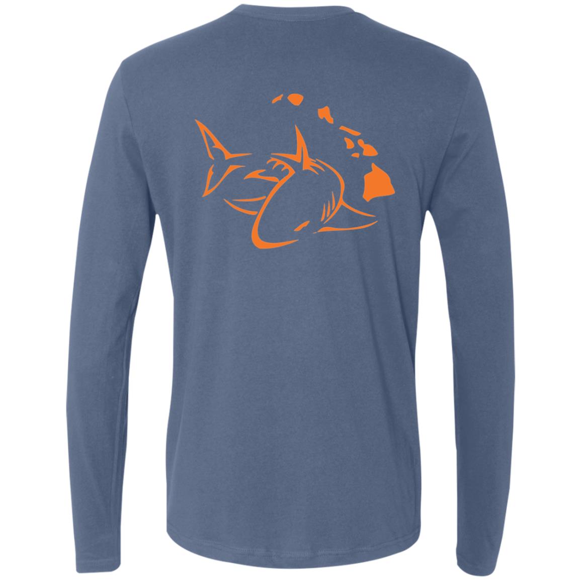 Men's Premium Long Sleeve Shark Tee