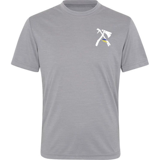 Youth Atlanta White Logo Team 365 Kids Sonic Heather Tee
