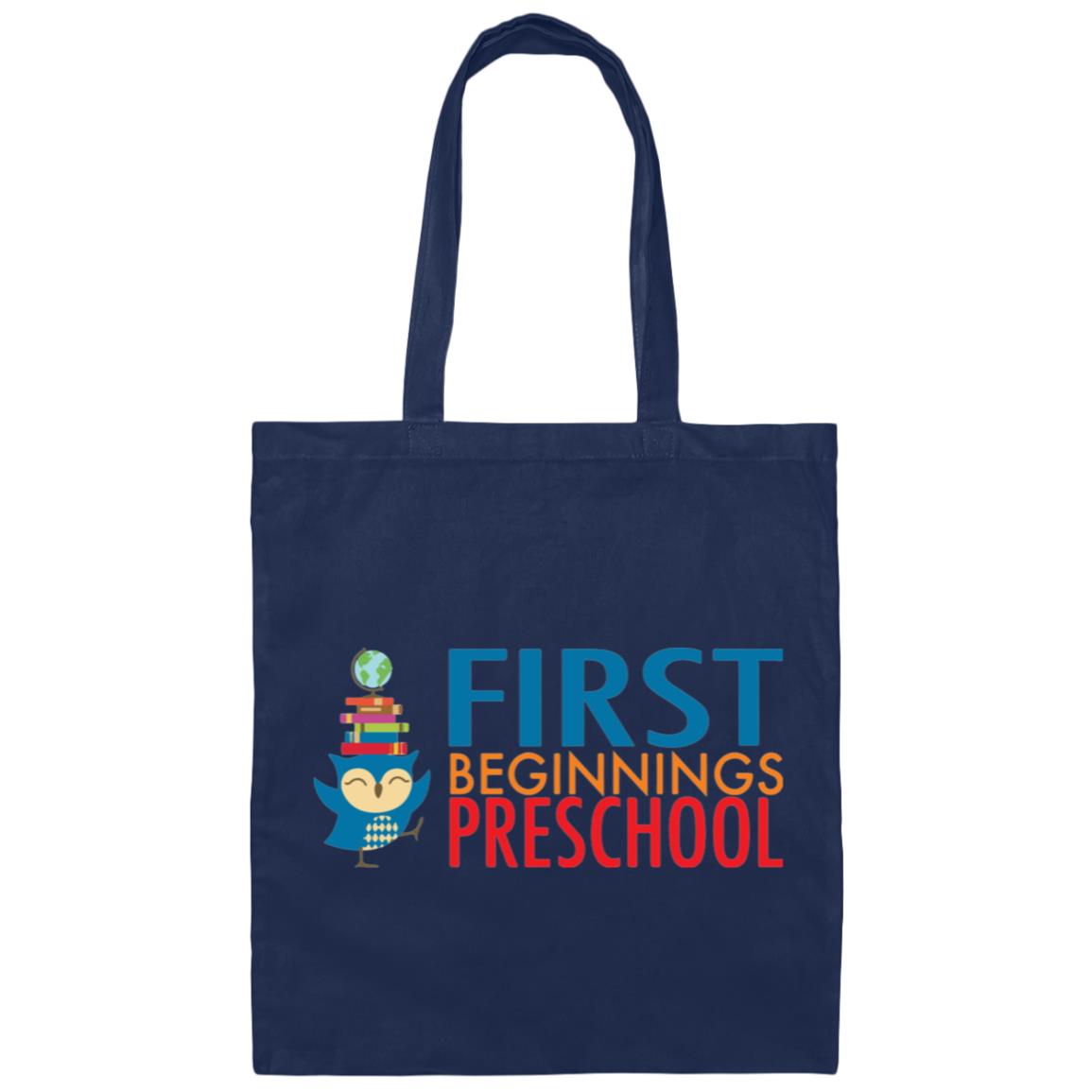 First Beginnings Preschool Canvas Tote Bag