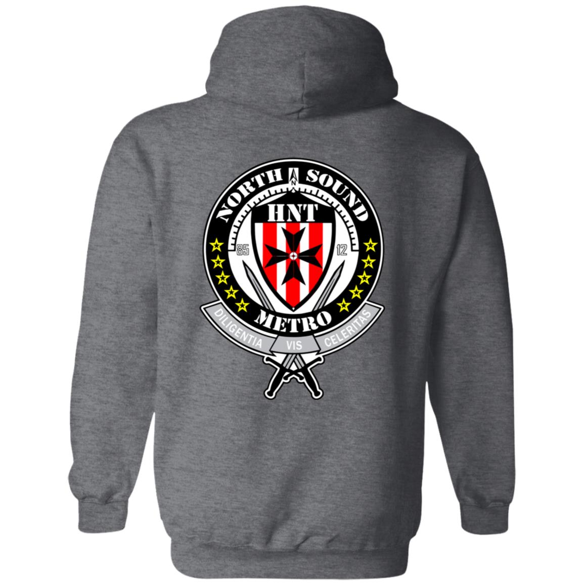 NSM HNT Front/Back Logo Pullover Hoodie