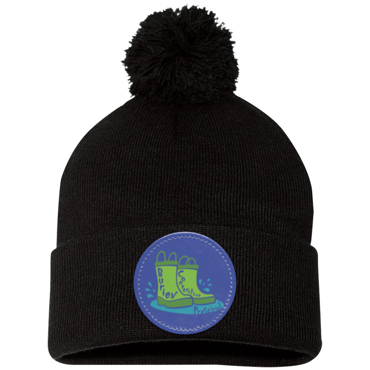 Burien Coop. Preschool Pom Pom Knit Cap - Patch