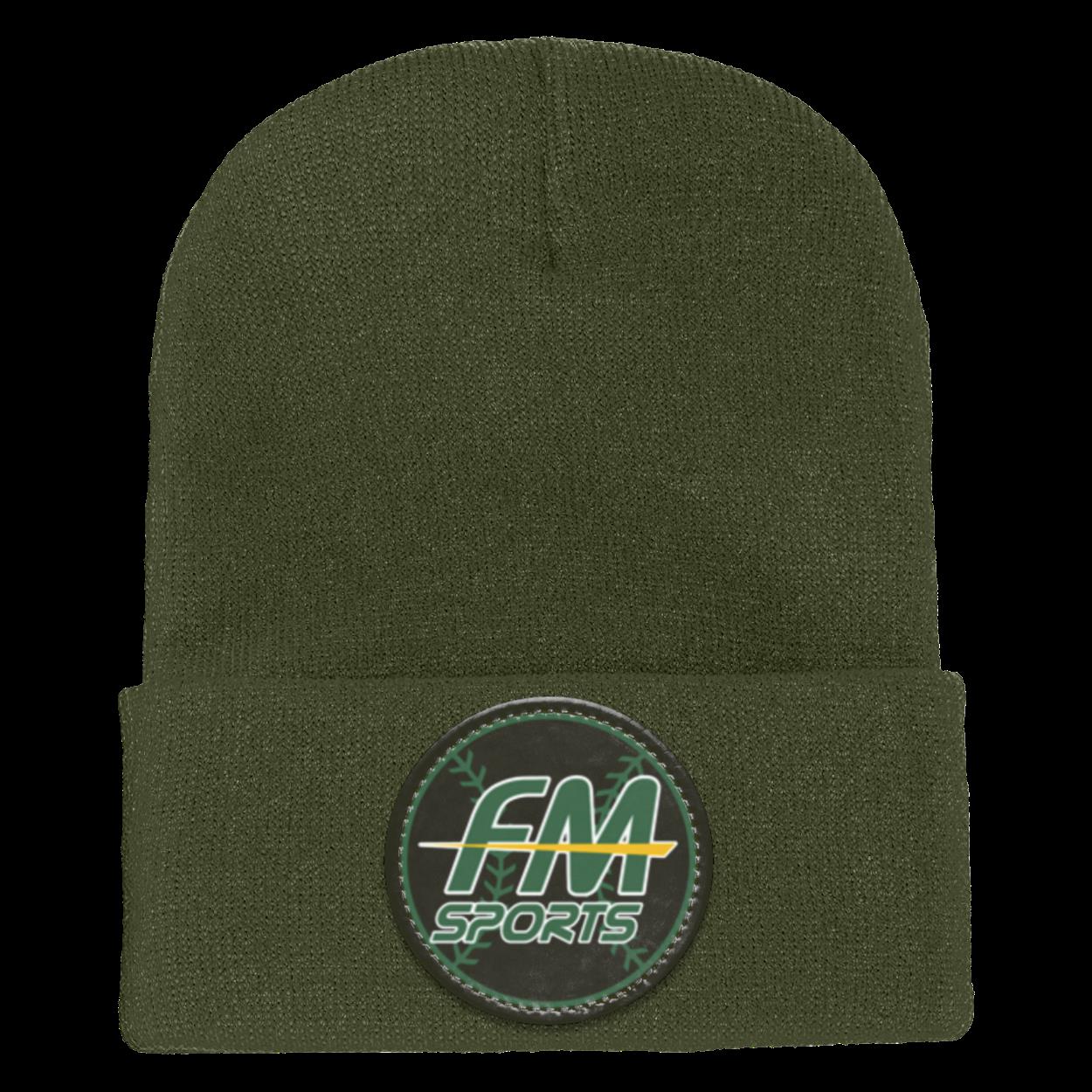 FM Sports Baseball Adult Cuffed Knit Beanie