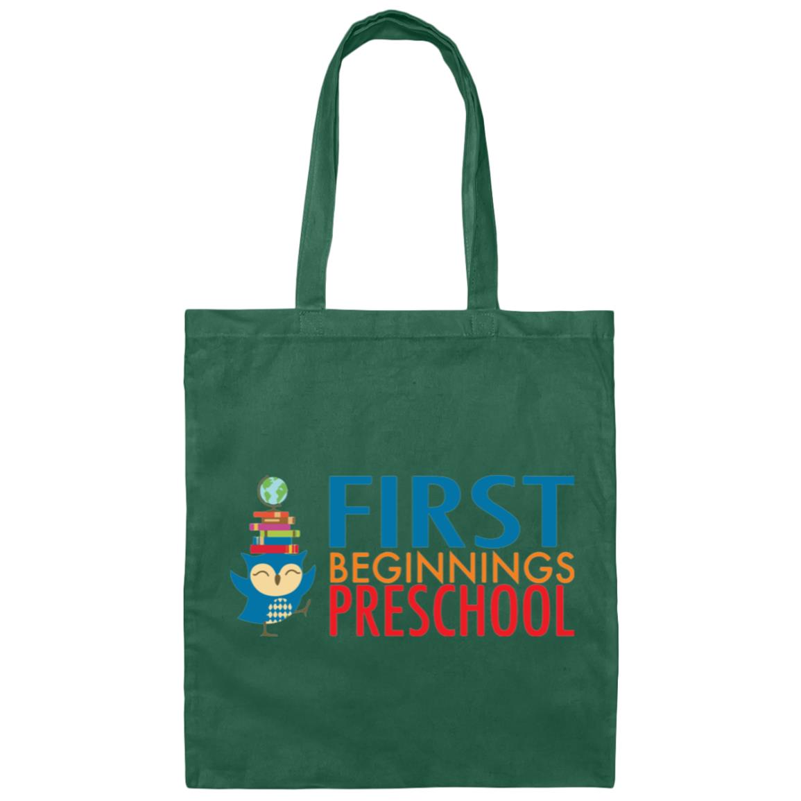 First Beginnings Preschool Canvas Tote Bag