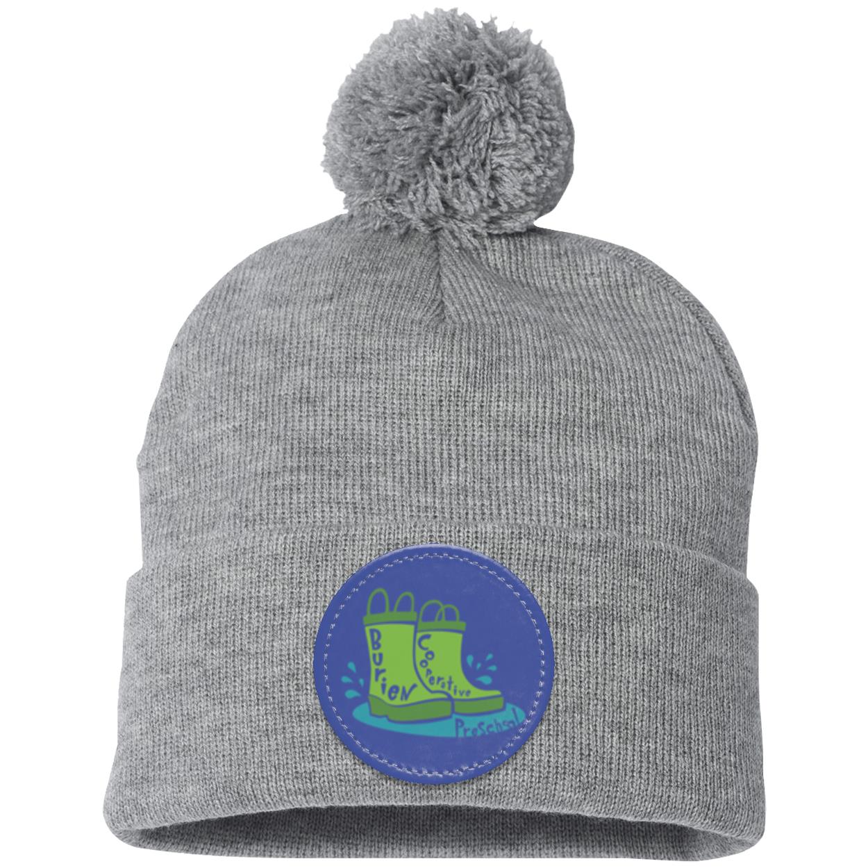 Burien Coop. Preschool Pom Pom Knit Cap - Patch
