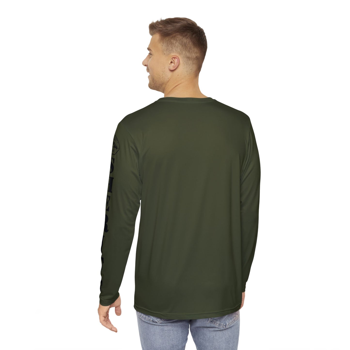 Pierce County Call Out OD Green Men's Long Sleeve Shirt