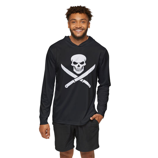 JR 2-Tone Hoodie — Two-Tone Pirate Skull Sports Warmup Hoodie