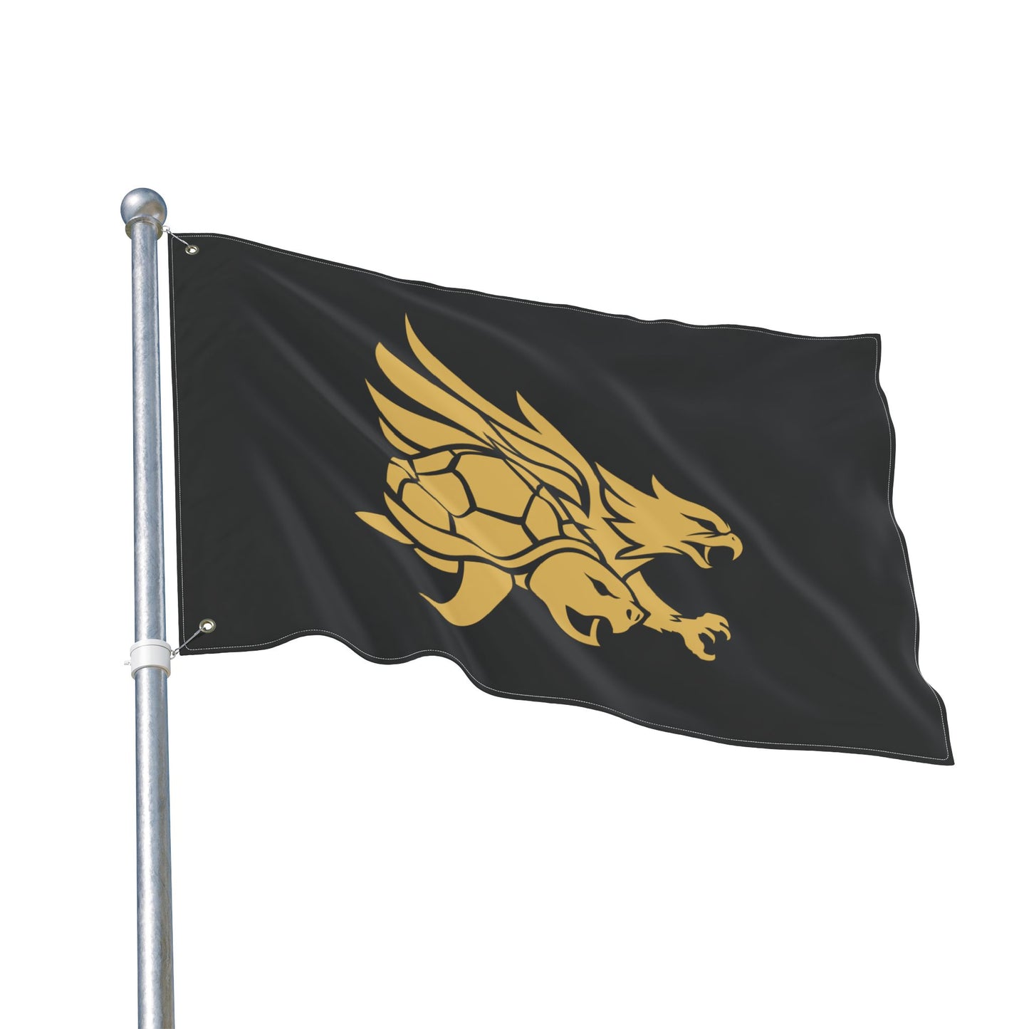 Tribal Gold Double-Sided Flag