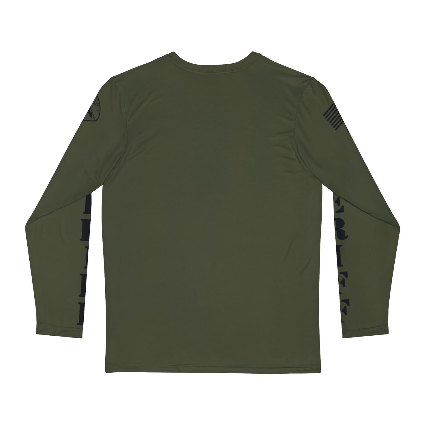 Pierce County Call Out OD Green Men's Long Sleeve Shirt