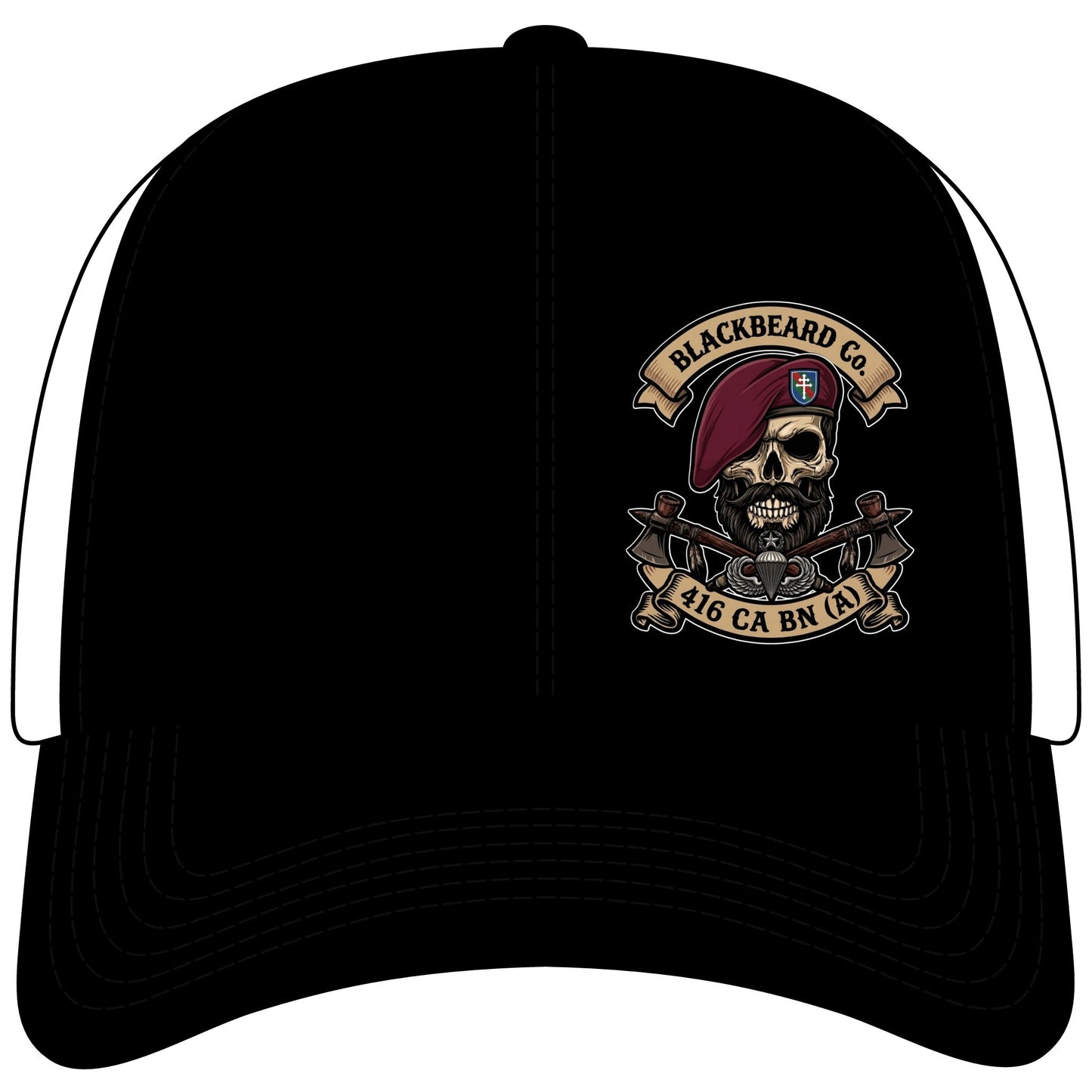 B/416 CA BN (A) Mesh-Back Trucker Hat