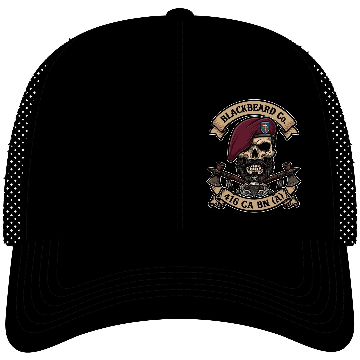 B/416 CA BN (A) Mesh-Back Trucker Hat