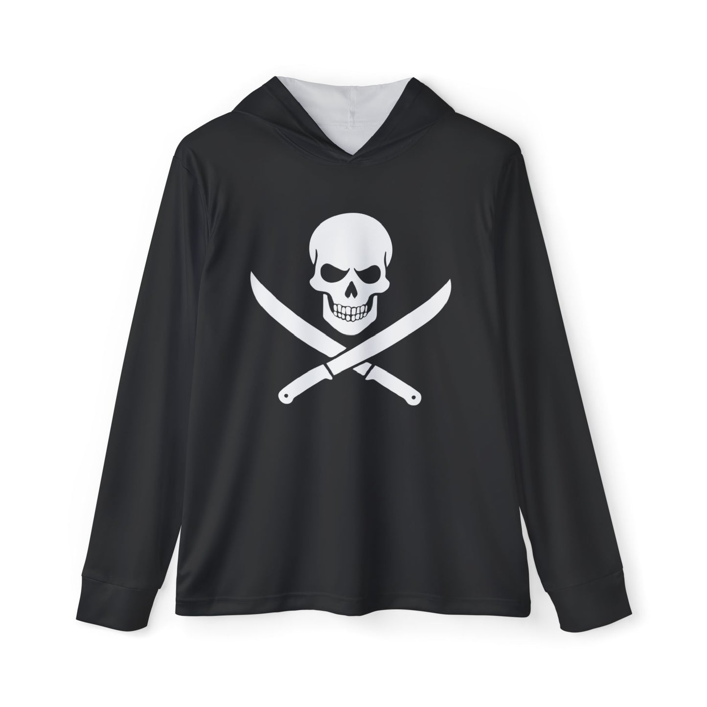 JR 2-Tone Hoodie — Two-Tone Pirate Skull Sports Warmup Hoodie