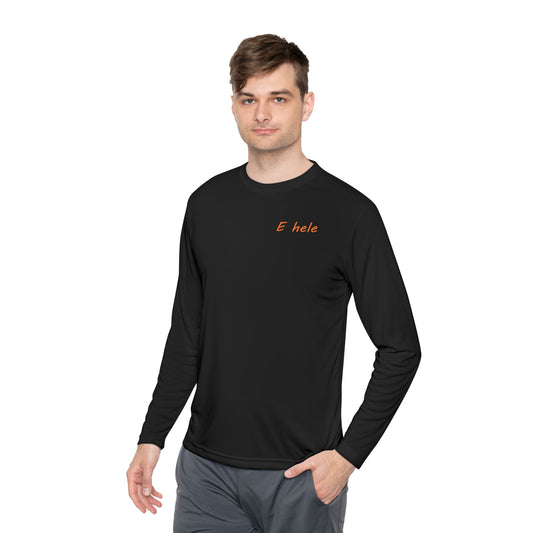 Hawaii Hook Flag Long Sleeve Tee — ‘E hele’ Hawaiian Flag Graphic