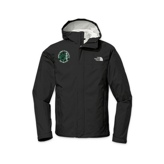 NY Logo Rain Jacket — Chest Print Waterproof Shell