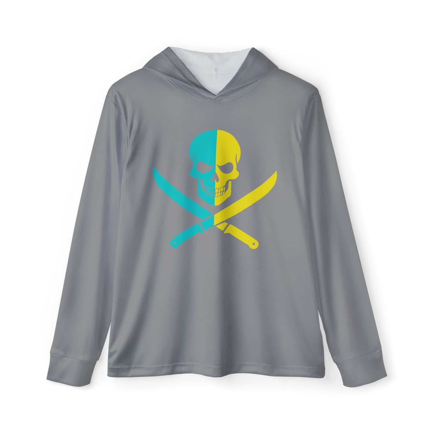 JR 2-Tone Hoodie — Two-Tone Pirate Skull Sports Warmup Hoodie