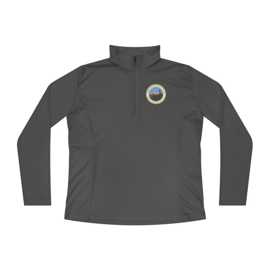 PNT Ladies Quarter-Zip Pullover - Mountain Vista Logo Performance Pullover