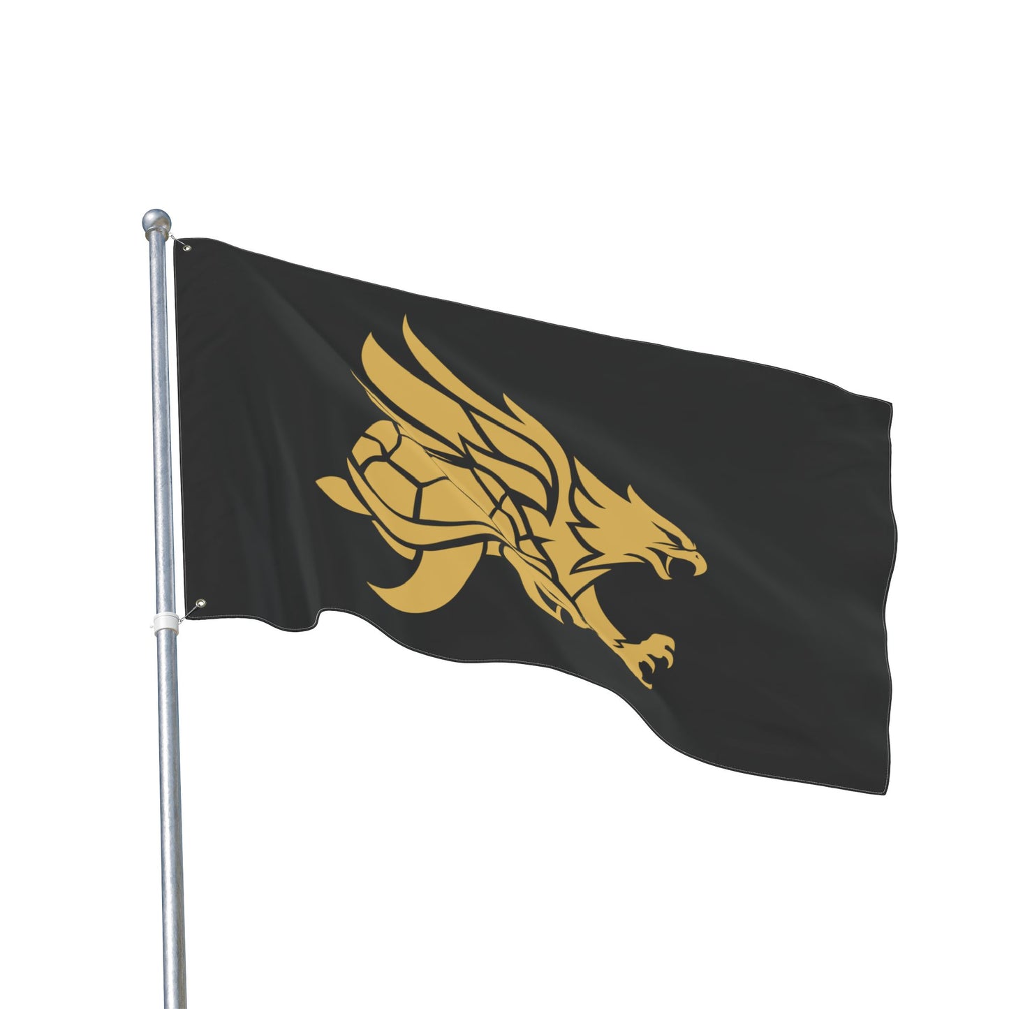 Tribal Gold Double-Sided Flag