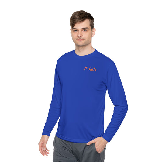 Hawaii Tribal Long Sleeve Tee — ‘E hele’ Hawaiian Graphic