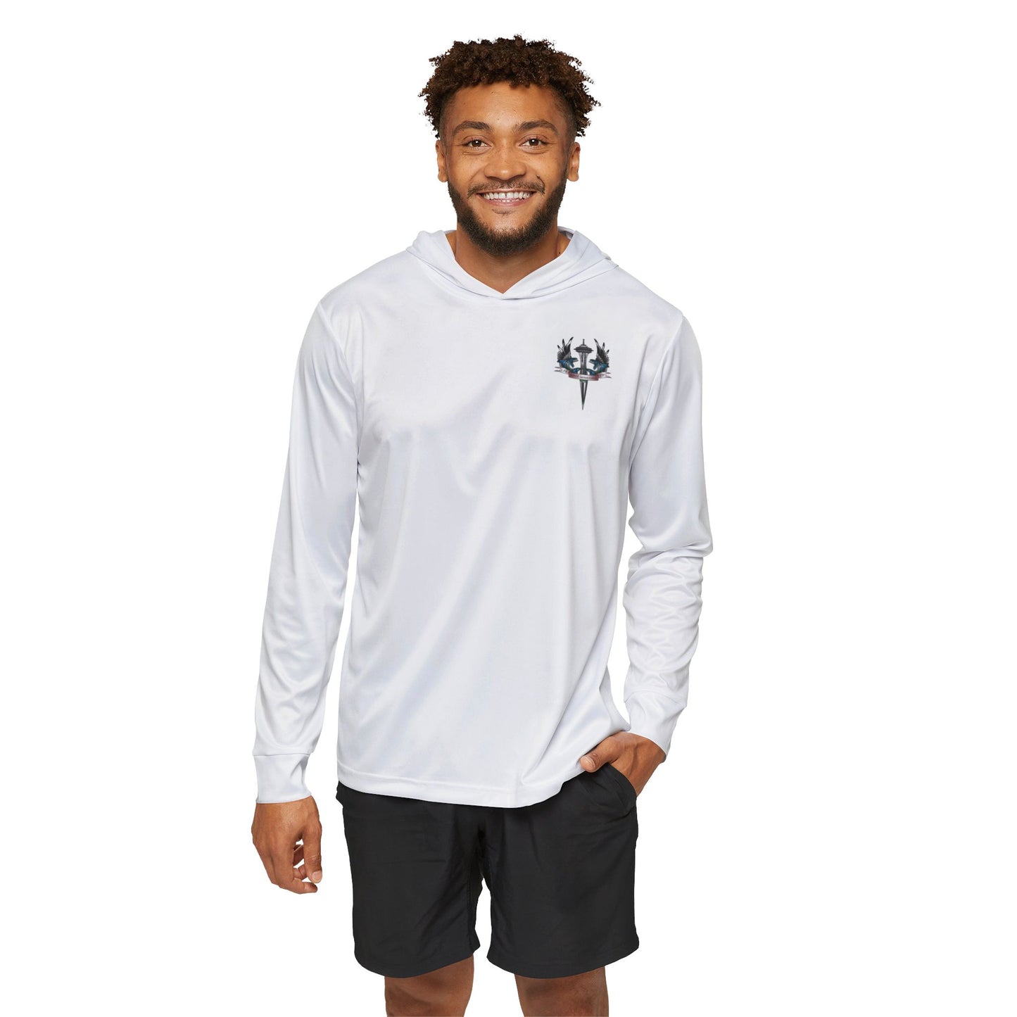 Copy of Seattle Logo Men's Sports Warmup Hoodie (AOP)