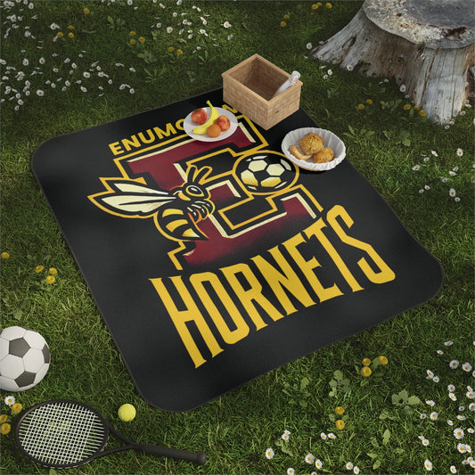 Enumclaw Hornets Soccer Premium Picnic Blanket 50x60