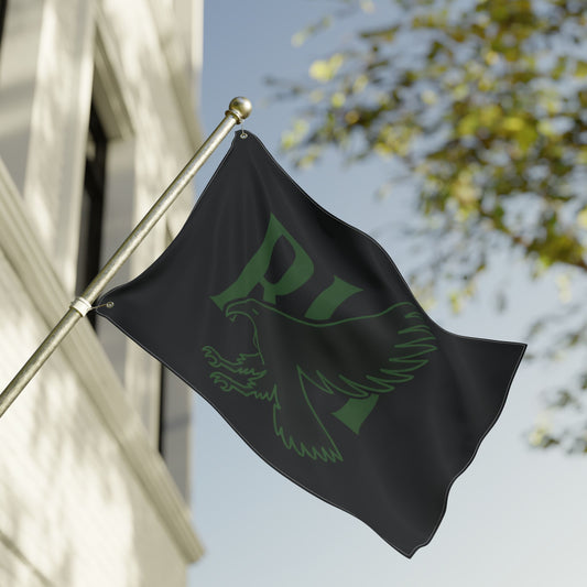 RH Green Logo Double-Sided Flag