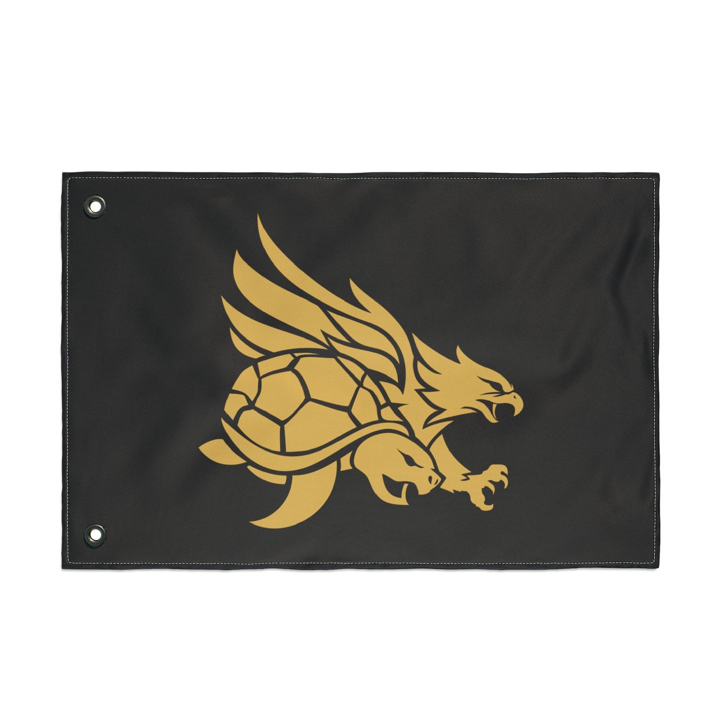 Tribal Gold Double-Sided Flag