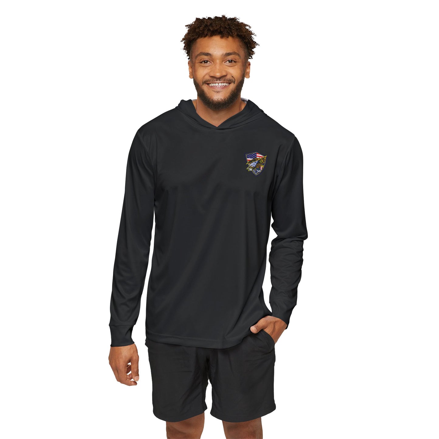 SA National Logo Men's Sports Warmup Hoodie (AOP)