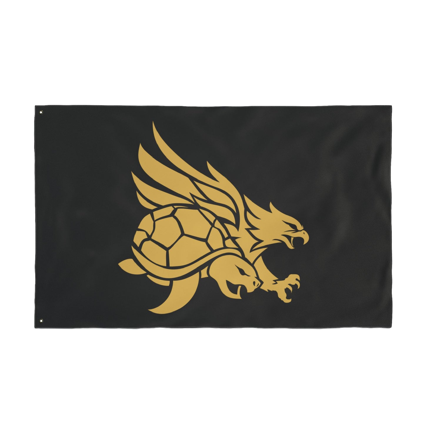 Tribal Gold Double-Sided Flag