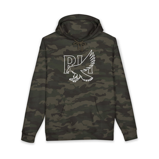 RH Logo Hoodie — Distressed Camouflage Pullover
