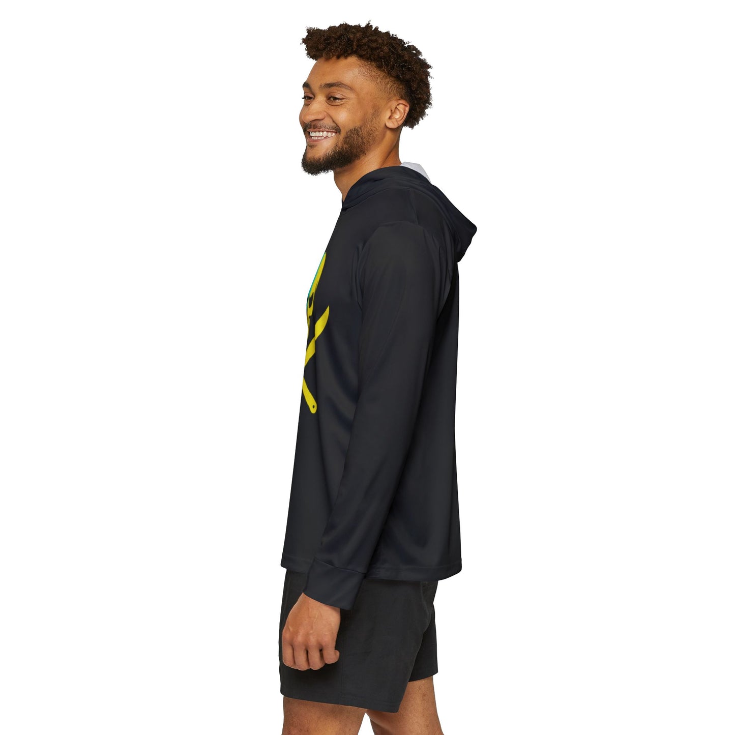 JR 2-Tone Hoodie UPF 50+ Sports Warmup Hoodie