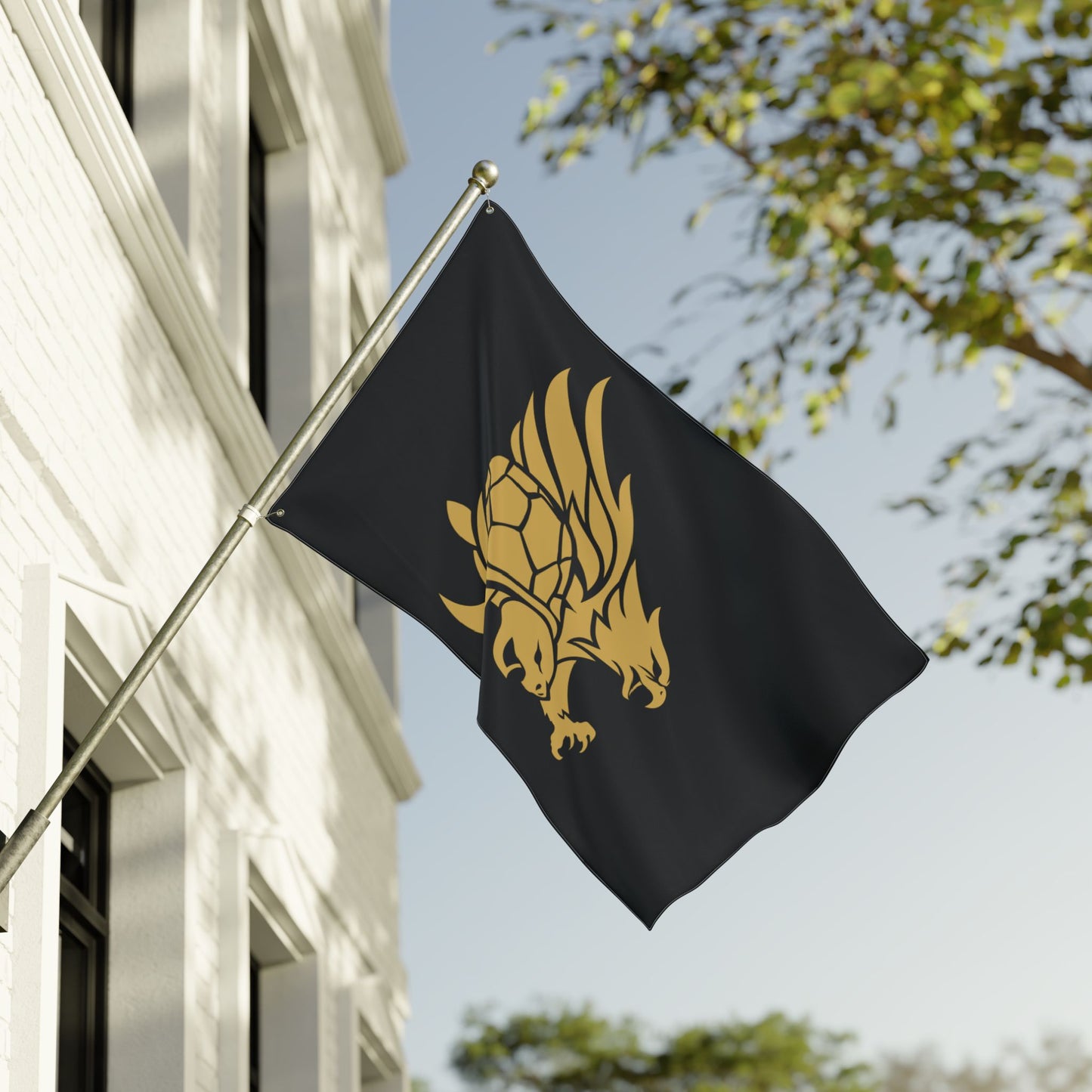 Tribal Gold Double-Sided Flag