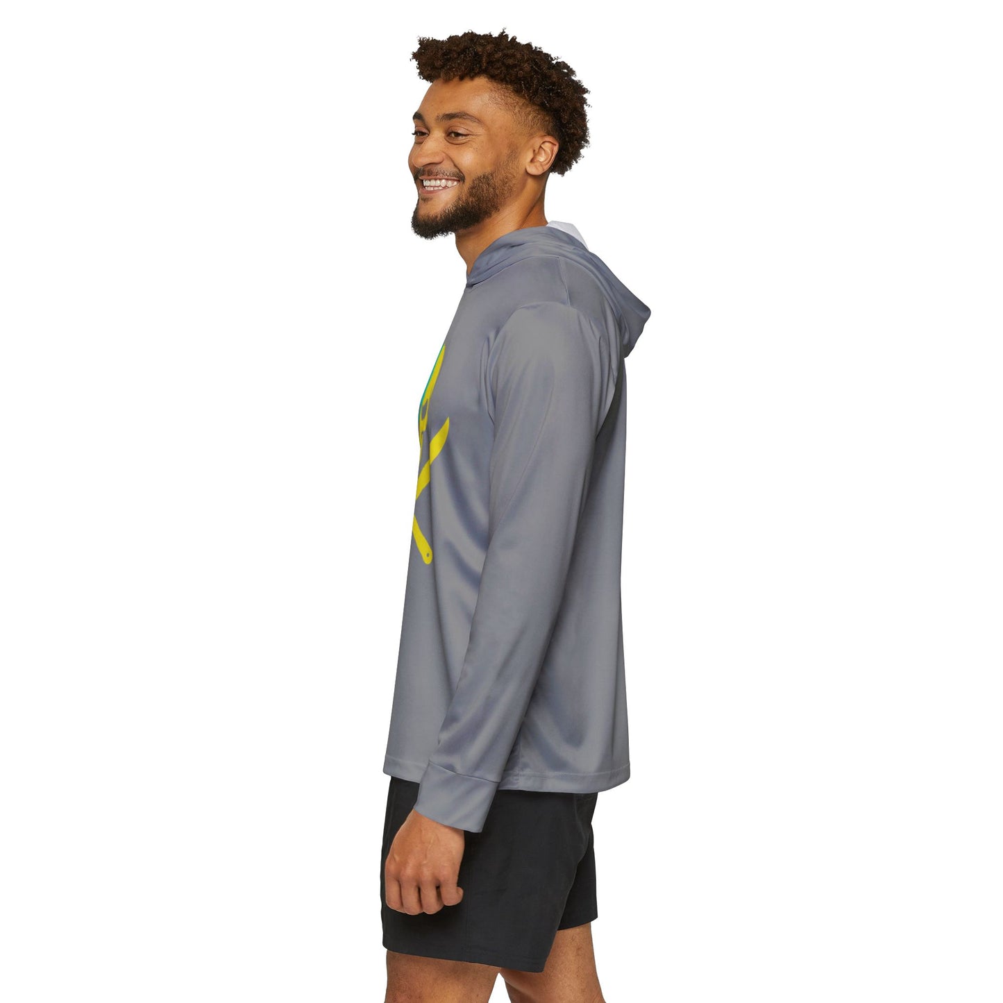 JR 2-Tone Hoodie — Two-Tone Pirate Skull Sports Warmup Hoodie